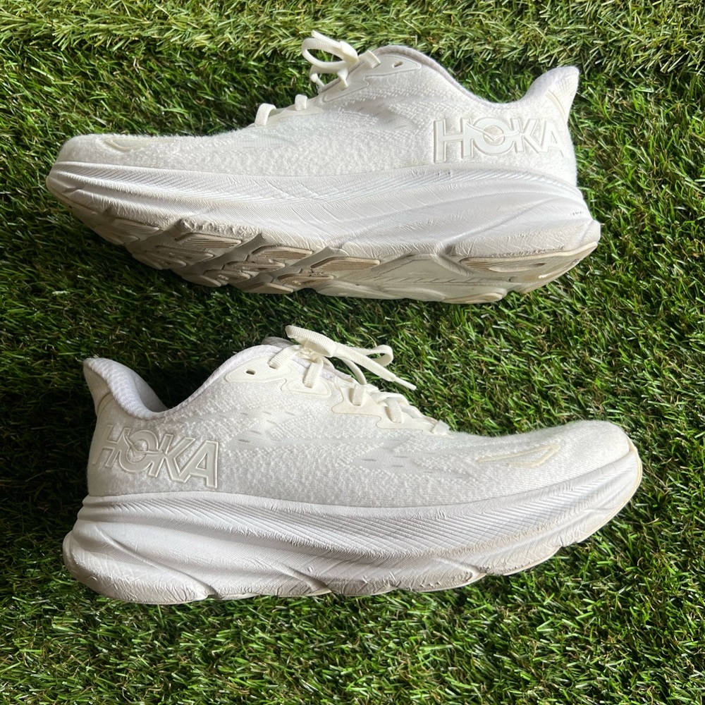 Hoka All-White Athletic Sneakers - Picture 7 of 12
